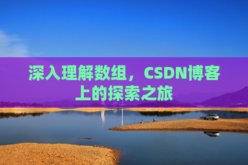 深入理解数组，CSDN博客上的探索之旅